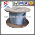 zinc coated wire rope 1x7